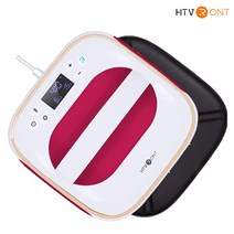HTV론트 이지 열 프레스 라즈베리 레드 25.4cm x 25.4cm HTVRONT Easy Heat Press 세라믹가열판 온도시간압력표시기능 승화전사열전사 넓은 히팅플레이트