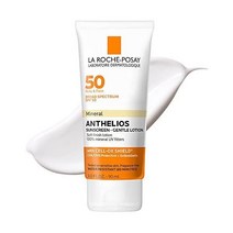 La RochePosay Anthelios Mineral Sunscreen Gentle Lotion Broad Spectrum SPF 50 징크옥사이드와 티타늄디옥사이드 페이스 앤, 3 Fl Oz (Pack of 1)