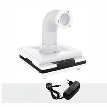 sdmm 연기 집진기 네일 먼지 제거기 흡연기 석션 소형, 진공 청소기에는 유럽 국가용 필터 2개와 유럽형 플러그