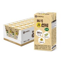 연세우유 16곡 꿀선식 두유, 190ml, 5개