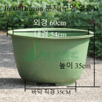 특대형 플라스틱 화분 수반 조화 돌 장식 도자기 플라워트리 수련, 1개입, 옵션14