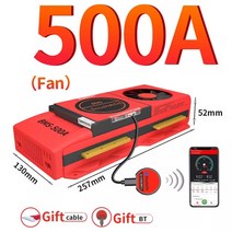 대용량 보조배터리 파워뱅크 스마트 BMS 4s Lifepo4 블루투스 Lipo 4S ~ 24S 80A 250A USB UART 태양광 시스템 저장 배터리, 85.Li-ion 10S 36V BT - 500A-FA