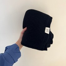 ins 솔리드 니트 가디건 남여공용 따뜻한 넥워머 커플숄
