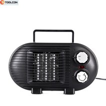 툴콘 미니 팬히터 히터 캠핑히터 텐트히터 온풍기 난로 히타 난방기구 전기팬 전기난로 텐트난로 미니난로 캠핑난로 관공서 추천, 색상랜덤