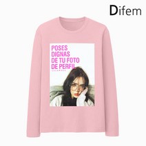 디프엠 긴팔 PD걸 남녀공용 티셔츠