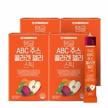 [참앤들황토농원] 탱글 ABC주스 저분자피쉬콜라겐 젤리 4박스, 단품, 단품