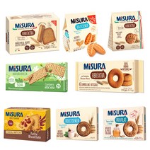 미주라 MISURA 토스트 비스켓 통밀 도넛 소이아 크래커 8종 세트, 3. 미주라 허니비스켓 400g