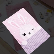 [아이자리] 키즈케어 어린이집 여름용 일체형 이불(단품), 헬로래빗