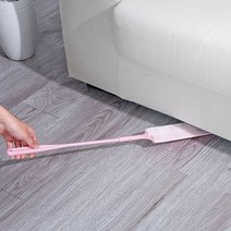 월드마켓 틈새 먼지제거 청소 막대기 냉장고 바닥 먼지 청소솔, 슥샥이-핑크