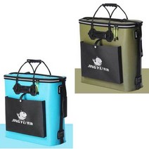 낚시가방 태클가방 대용량 50리터 지퍼+어깨끈형, 스카이블루