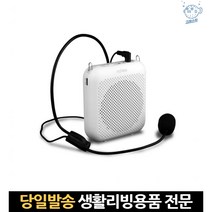 소리 강의용 소형 충전기 교사용 무선 수업용 기가폰 스피커확성기 식당마이크, 고래마트, 단일옵션