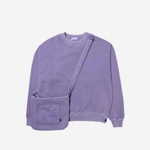 아이앱 스튜디오 피그먼트 스웨트셔츠 & 미니백 라벤더 IAB Studio Pigment Sweatshirt & Mini Bag Lavender