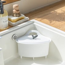 창신리빙 에코 씽크대 음식물쓰레기통 그레이