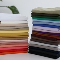 바이오워싱 15수 린넨무지 36종 1/2마 프랑스자수 천 퀼트원단, 워싱15수린넨(3403)-화이트1/2마