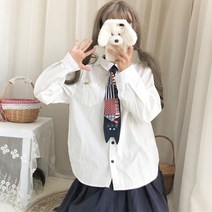 공주 소녀 샤랄라 원피스 모리 롱 스커트 여름 대학 스타일 정장 소녀 일본 체크