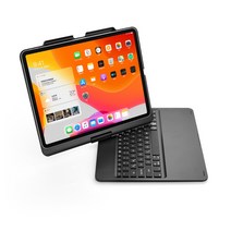 아이패드전용 블루투스 한글키보드 케이스 (9.7/10.2/10.5/10.9/11/12.9인치), 2.9인치(5&6세대), 블랙