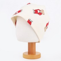 [키즈용] 곰곰 키즈용 기본비니 / 어린이용 환자용 암환자 뇌수술 탈모 모자 두건 항암 치료 준비 여성두건 친환경소재 면비니 기모소재 반다나 속비니