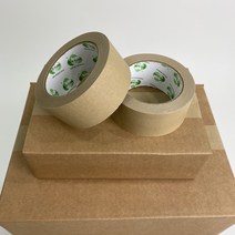 에코턴 크라프트테이프 무광 종이테이프 고무접착제 택배포장 48mm x 40m, 크라프트종이박스테이프