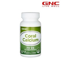 [GNC] 코랄칼슘 마그네슘 앤 비타민 D (60캡슐) 1개월분, 단품, 단품