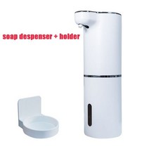 자동 거품 비누 디스펜서 욕실 스마트 세척 핸드 머신 USB 충전 흰색 ABS 소재, soap despenser -1, soap despenser -1