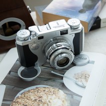 필름카메라 코니카 Konica II-B+Konica Hexanon 50mm(f2.8)&Original Lens Cap+Konica Original Shutter Button Cap