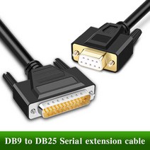 1pc RS232 9 핀25 핀 데이터 케이블 커넥터 DB9DB25 직렬 포트병렬 포트 Conec 코드 컴퓨터 연결 티켓 프린터, [01] 1 Meter