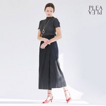 플리플리 PP005 플리츠 랩 팬츠_블랙
