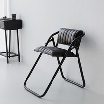 낮은등받이 천연가죽 식탁의자 디자인식탁의자, 브라운