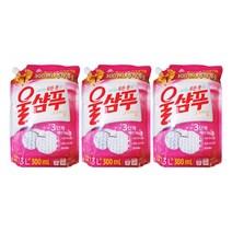 울샴푸 이지워시 중성세제 리필, 3개, 1.3L