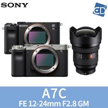 소니정품 A7C 풀프레임 미러리스카메라 + 정품렌즈, 56 A7C FE 12-24mm F2.8-블랙