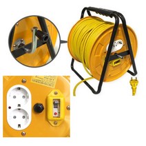 실외 야외작업 코드 연결 전기선 연장 멀티탭 실외용 야외용 코드탭 산업용 연장콘센트 공업용, 연장선 20호