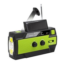 태양광발전 수동발전기 무소음 미니 휴대용발전기, 그린4000mAh 리튬배터리, 1개