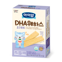 일동후디스 아이밀냠냠 DHA웨하스 유아과자, 요구르트, 5팩