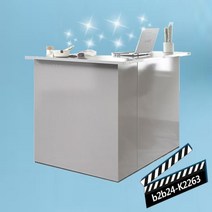 niche ha K2263 업소용 키낮은 카운터 840 W46 79 Shim EkEmtgks qhadl dhrh dlTdjdy, 탁월한선택 상판우측돌출형_연그레이