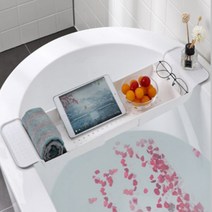 반하남 반신욕 욕조 트레이 욕실소품, 1개, 화이트
