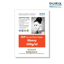 두릭스 글로시 245g 4x6 5x7 DURIX Glossy 인화지 사진인화지 포토용지 사진용지 광택지 고광택 /샘플용지 증정, 4x6 100매