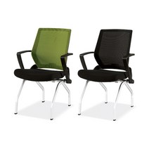 한성 DSP 애플메쉬회의용의자 폴딩고정 (좌판-패브릭) 기능성 사무용의자, 931P (그린)