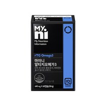 rTG 오메가3 차세대 오메가3 순도높은 불포화지방산 흡수율좋은 장용성 비타민E 항산화 혈관청소부 노폐물배출 혈전예방 중성지방배출 뇌건강, 1개, 640mg60캡슐
