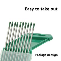 텅스텐용접봉 용접 기사 전문 텅스텐 전극 Tig 1.0 1.6 2.4 3.2mm WT20 WP TIG, 04 WP Green_01 1.0mm