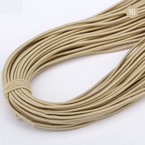 Meetee 45meters 2mm 라운드 탄성 로프 두꺼운 고무 밴드 DIY 만들기 야외 프로젝트 텐트 카약 보트 봉제 의류 액세서리, 16