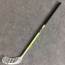 플로어볼 그라운드골프 미니골프 실내골프 스틱 실내하키 플로어볼스틱, 왼손잡이, 옐로우100cm