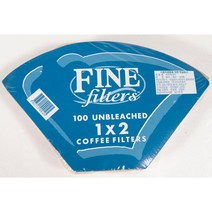 커피거름종이 원두커피여과지100매 1 X 2 ( 2-4인용) 커피필터 3팩(300매)