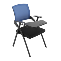 [곤지암스키강습추천] Zoomland 일체형 테이블 의자 책걸상 접이식 강의실의자 강습의자 책상의자, 블루