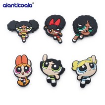 크록 자비츠 장식 악세사리 참 세트Croc charms 6-12PCS PVC 신발 매력 액세서리 jibz kids favor kawaii