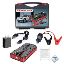 차량용 점프스타터 22000mah 자동차 휴대용 1200a 12v 6.0l 빠른 충전, b, 1개