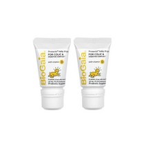 2개 Bogaa 바이오가이아 유산균 프로텍티스 플러스 비타민 D 베이비 드롭 10ml, 2개 Biogaia 바이오가이아 유산