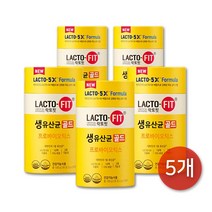 종근당건강 락토핏 생유산균 골드, 5개, 100g