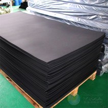 네오프렌 시트 패널 테이프 절연 개스킷 쿠션 맞춤형 블랙 개, flat + 500mm+2000mm, 8mm, Black
