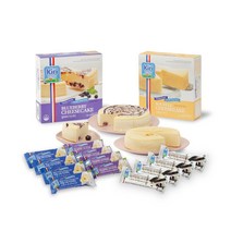 끼리 홀 치즈케익 홈파티세트 + 리얼스틱 12개, 1. 홀케익 플레인 + 리얼스틱 3종 12개