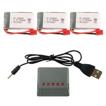 SYMA X5UW WDS1 드론배터리 드론부품, 31. (X5U) 650mah3개+5in1충전, 1개